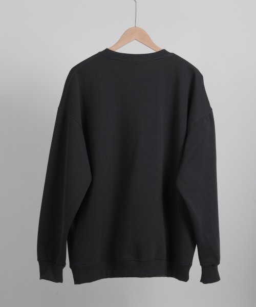 aimoha(aimoha（アイモハ）)/aimoha MENSLIM FIT PULLOVER スリムフィットスウェット/img62