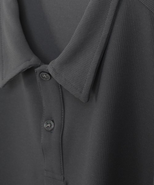 aimoha(aimoha（アイモハ）)/aimoha MENSIMPLE POLO SHIRT ハーフボタン 半袖 ポロシャツ/img26