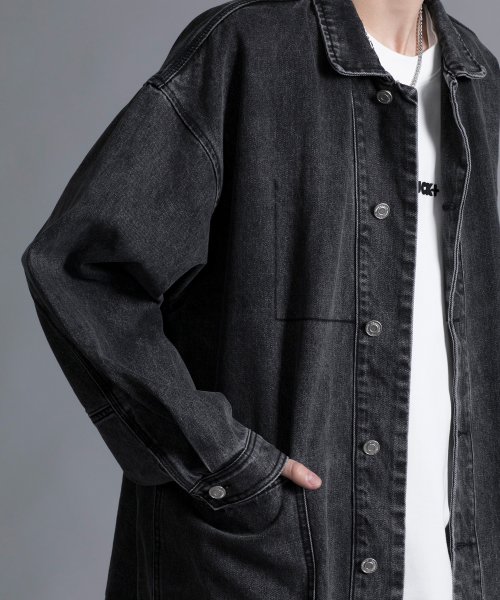 aimoha(aimoha（アイモハ）)/【aimoha neo】VINTAGE PROCESSED LOOSE FIT JACKET/img03