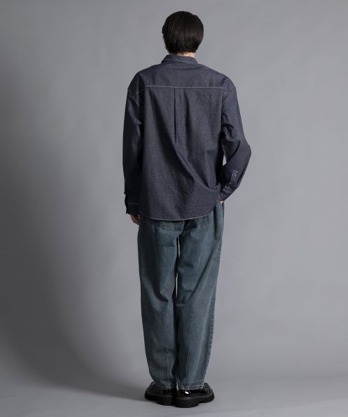 aimoha(aimoha（アイモハ）)/【aimoha neo】 BAGGY DOUBLE　BELT TUCK JEANS/img08