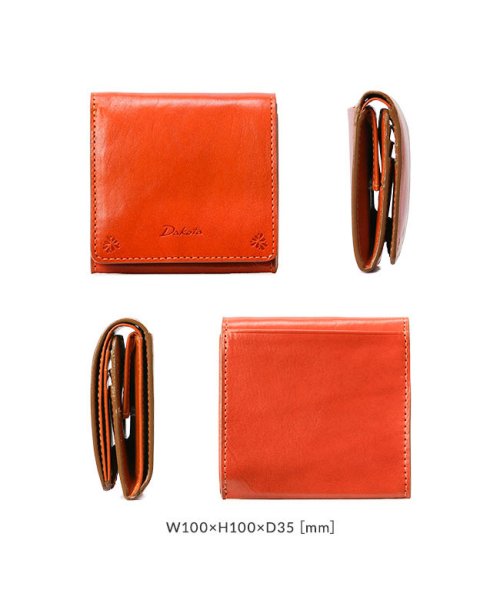 ダコタ 財布 二つ折り財布 ミニ財布 レディース ブランド レザー 本革 軽量 ボックス型小銭入れ BOX型 バンビーナ Dakota 0030834 また
