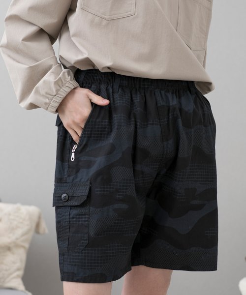 aimoha(aimoha（アイモハ）)/aimoha men MULTI POCKET CARGO SHORTS マルチポケットカーゴショーツ/img07