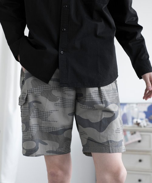 aimoha(aimoha（アイモハ）)/aimoha men MULTI POCKET CARGO SHORTS マルチポケットカーゴショーツ/img16