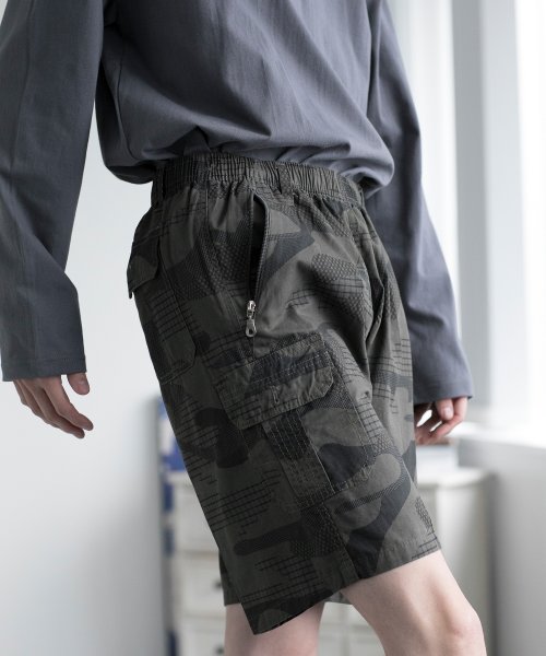 aimoha(aimoha（アイモハ）)/aimoha men MULTI POCKET CARGO SHORTS マルチポケットカーゴショーツ/img26