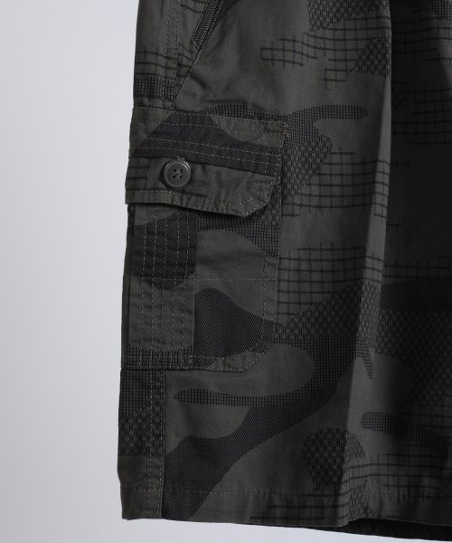 aimoha(aimoha（アイモハ）)/aimoha men MULTI POCKET CARGO SHORTS マルチポケットカーゴショーツ/img35