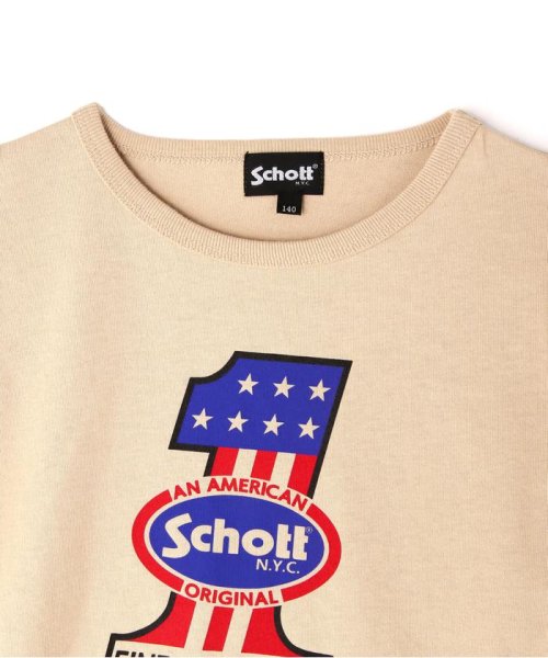Schott(ショット)/直営限定/KID'S SS T－SHIRT "NO.1 AMERICAN"/キッズ ティーシャツ "ナンバーワンアメリカン/img06