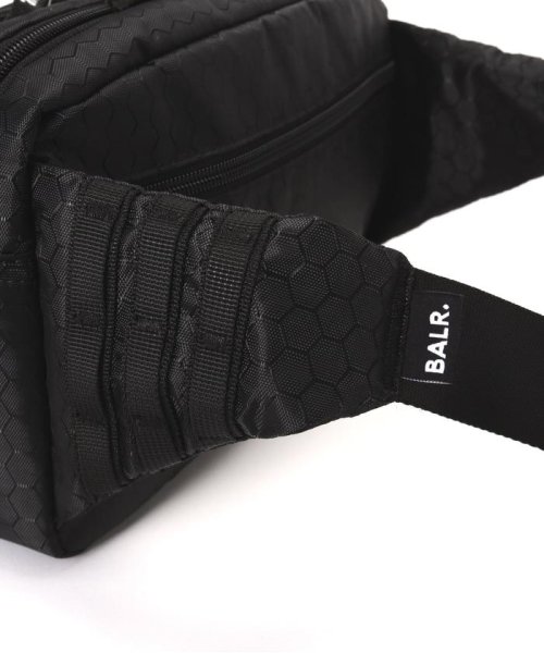 B'2nd(ビーセカンド)/BALR./ボーラー/HEXLINE RIPSTOP WAIST PACK JET BLACK/img06