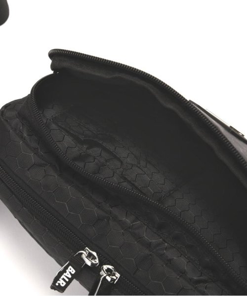 B'2nd(ビーセカンド)/BALR./ボーラー/HEXLINE RIPSTOP WAIST PACK JET BLACK/img13