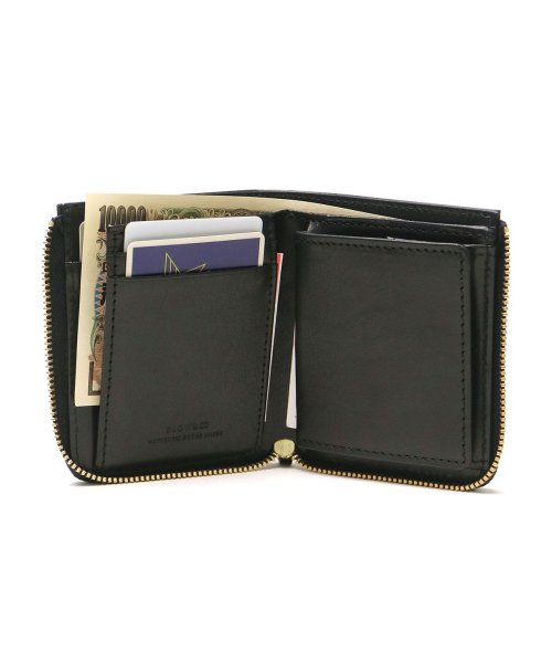 スロウ 二つ折り財布 box型小銭入れ SLOW 財布 本革 L字ファスナー ミニ 小さめ 日本製 herbie Lzip mini wallet SO882P 