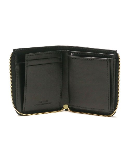 スロウ 二つ折り財布 box型小銭入れ SLOW 財布 本革 L字ファスナー ミニ 小さめ 日本製 herbie Lzip mini wallet SO882P 