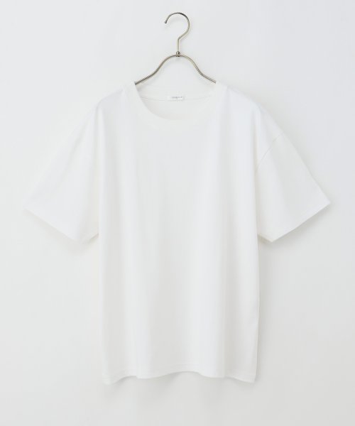 Honeys(ハニーズ)/きれいめＴシャツ トップス Tシャツ オーバーサイズ 接触冷感 UVカット 無地 綿混 /img20