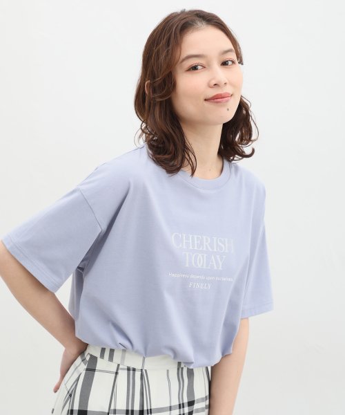 Honeys(ハニーズ)/ハクプリントＴシャツ Ｔシャツ レディース 半袖 接触冷感 ロゴ ゆる カジュアル /img07