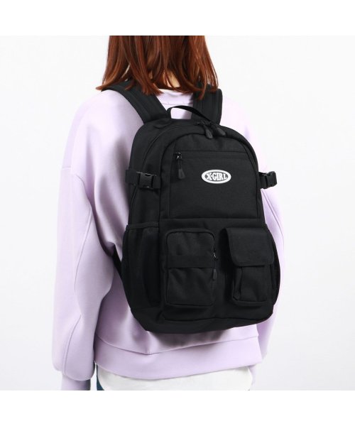 X-girl(エックスガール)/エックスガール リュック 通学 X－girl リュックサック 軽量 通勤 A4 20L MULTI POCKET BACKPACK 105241053007/img01