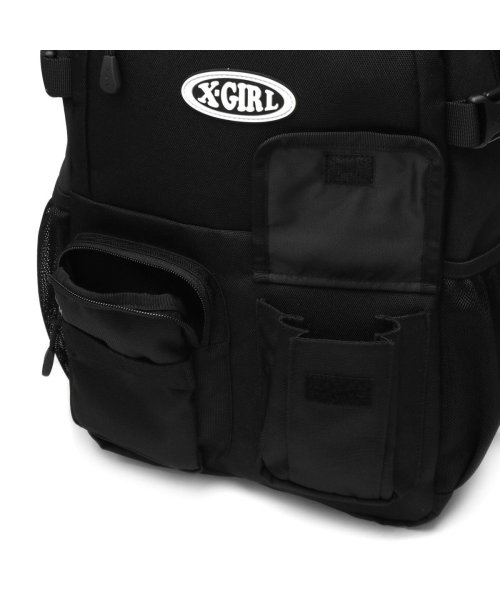 エックスガール リュック 通学 X－girl リュックサック 軽量 通勤 A4 20L MULTI POCKET BACKPACK 105241053007 
