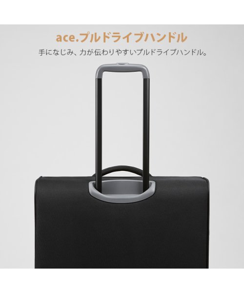 ace.TOKYO(トーキョーレーベル)/エース ソフトキャリー スーツケース 機内持ち込み Sサイズ 31L 軽量 小型 出張 ビジネス ロックペイントSS ace. TOKYO LABEL 3570/img10