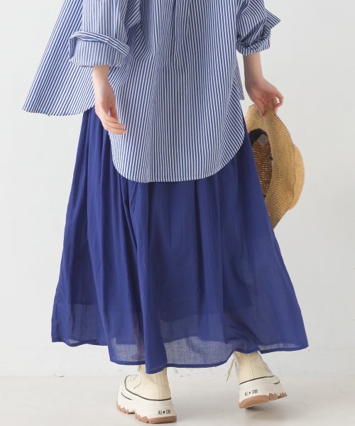 【OMNES】コットンボイル総柄ギャザースカート 人気・おすすめ｜売れ筋商品・話題商品におすすめ コスパ重視 安心配送 国内発送・正規流通商品
