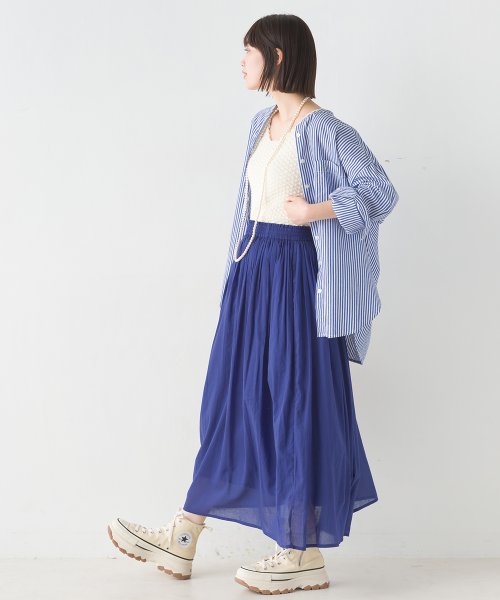 【OMNES】コットンボイル総柄ギャザースカート 人気・おすすめ｜売れ筋商品・話題商品におすすめ コスパ重視 安心配送 国内発送・正規流通商品