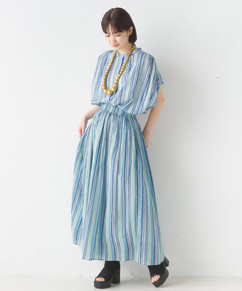 【OMNES】コットンボイル総柄ギャザースカート 人気・おすすめ｜売れ筋商品・話題商品におすすめ コスパ重視 安心配送 国内発送・正規流通商品
