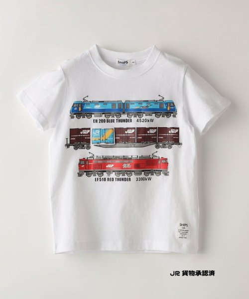 SHIPS Colors  KIDS(シップスカラーズ　キッズ)/《一部追加予約》SHIPS Colors:JR貨物列車プリント  TEE(80~130cm)◆/img01