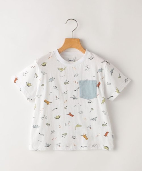 SHIPS KIDS(シップスキッズ)/SHIPS KIDS:100～130cm / 恐竜 テキスタイル 半袖 TEE/img17