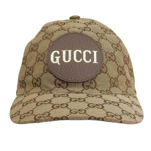 GUCCI グッチ GG キャンバス ベース ボール キャップ 帽子 Mサイズ 