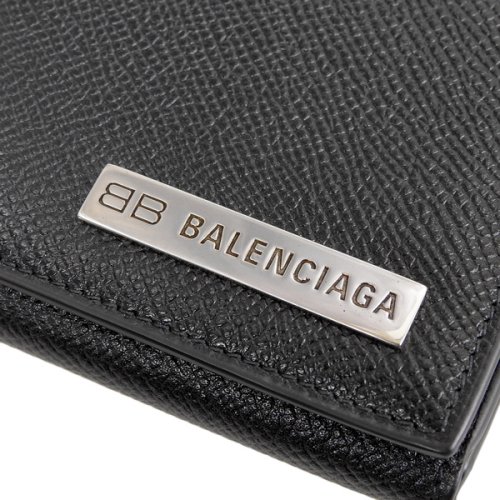 BALENCIAGA(バレンシアガ)/BALENCIAGA バレンシアガ PLATE WALLET プレート 二つ折り 財布 レザー/img05