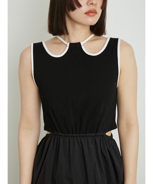 カットコンビドロストワンピース 予めご了承ください