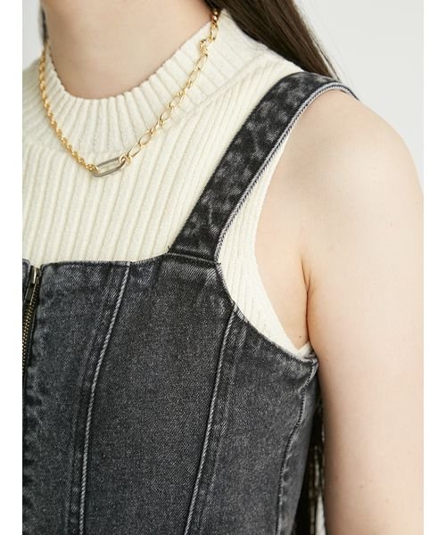 デニムジャンパースカート 予めご了承ください