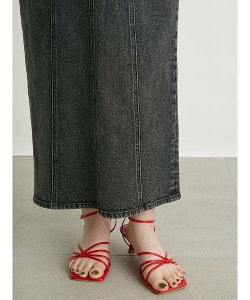 デニムジャンパースカート 予めご了承ください