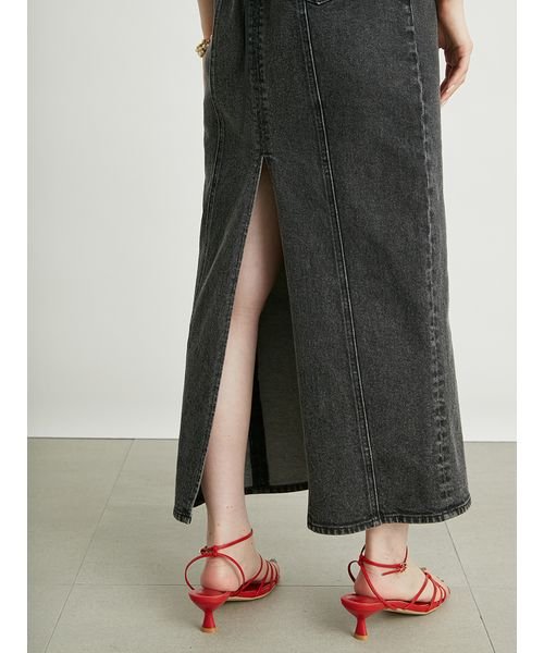 デニムジャンパースカート 予めご了承ください