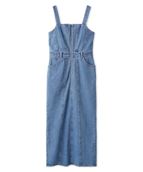 デニムジャンパースカート 予めご了承ください