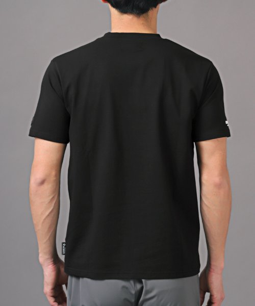 LUXSTYLE(ラグスタイル)/LUXE/R(ラグジュ)ジャガード貼り付け天竺半袖Tシャツ/Tシャツ メンズ 半袖 ジャガード 刺繍 天竺/img01