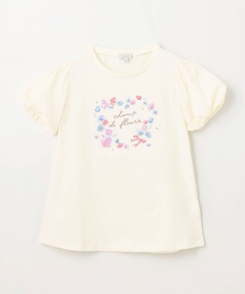 anyFAM（KIDS）(エニファム（キッズ）)/フラワー 刺繍 Tシャツ/img20