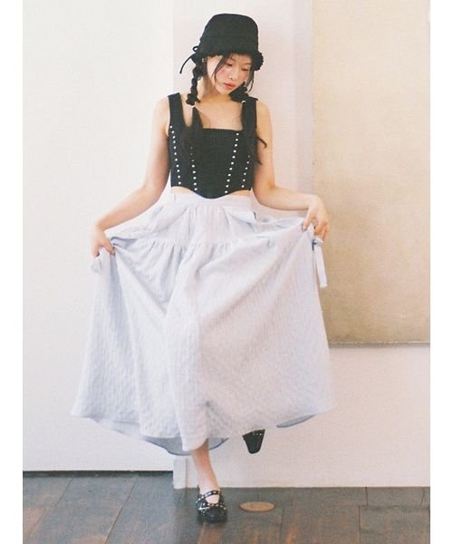 【WEB限定カラー】3WAYバルーンジャガードスカート 予めご了承ください