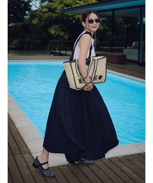 【WEB限定カラー】3WAYバルーンジャガードスカート 予めご了承ください