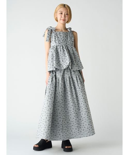 【WEB限定カラー】3WAYバルーンジャガードスカート 予めご了承ください