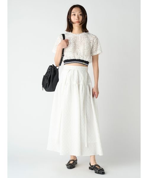 【WEB限定カラー】3WAYバルーンジャガードスカート 予めご了承ください