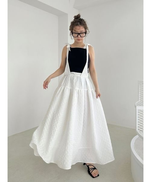 【WEB限定カラー】3WAYバルーンジャガードスカート 予めご了承ください