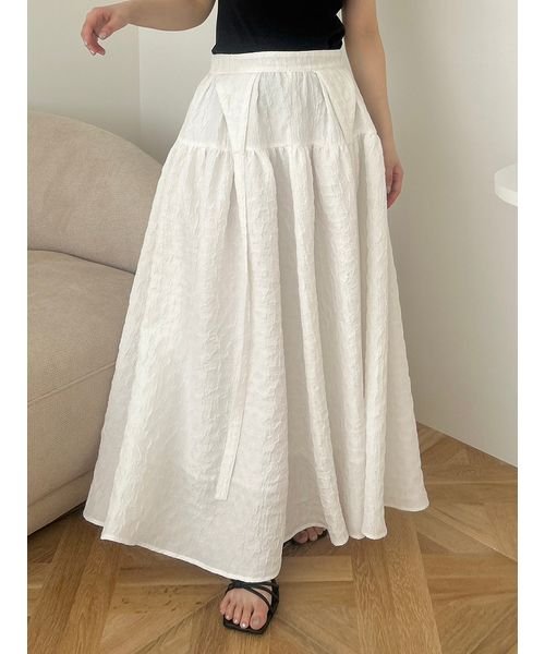 【WEB限定カラー】3WAYバルーンジャガードスカート 予めご了承ください