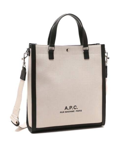 A.P.C.(アーペーセー)/アーペーセー トートバッグ ショルダーバッグ 2WAY ベージュ ブラック メンズ レディース ユニセックス APC M61772 COEYO LZZ/img01