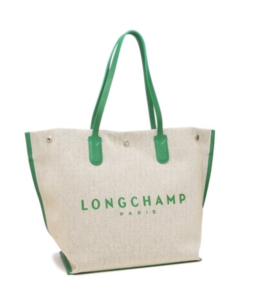 Longchamp(ロンシャン)/ロンシャン トートバッグ ロゾ Lサイズ ロゴ ベージュ グリーン レディース LONGCHAMP 10090 HSG 129/img01