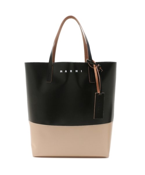 MARNI(マルニ)/マルニ トートバッグ トライベカ ショッピングバッグ ブラック ベージュ メンズ レディース ユニセックス MARNI SHMQ0037A0 P5769 ZO7/img05