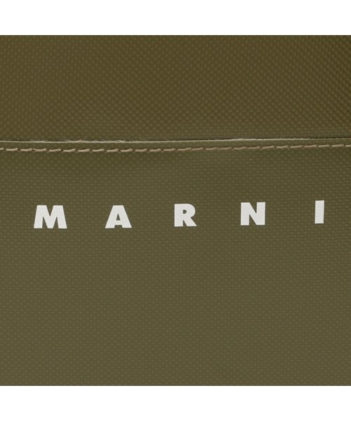 MARNI(マルニ)/マルニ トートバッグ オープンショッパー マルニタグ付き カーキ メンズ レディース ユニセックス MARNI SHMQ0037A1 P5769 00V67/img08