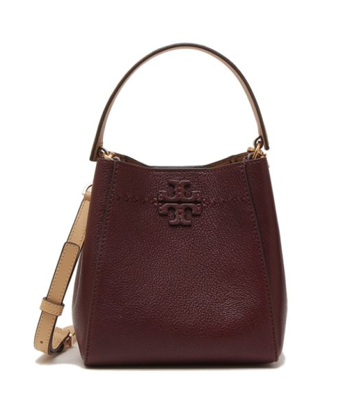 TORY BURCH(トリーバーチ)/トリーバーチ ハンドバッグ ショルダーバッグ マックグロー バケットバッグ 2WAY ワインレッド レディース TORY BURCH 152232 500/img05