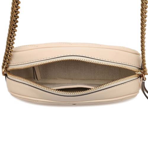 トリーバーチ ショルダーバッグ キラ カメラバッグ ホワイト レディース TORY BURCH 152353 122 TORY BURCH トリーバーチ ショルダーバッグ キラ カメラバッグ ホワイト レディース