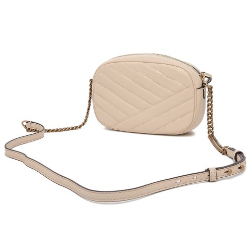 トリーバーチ ショルダーバッグ キラ カメラバッグ ホワイト レディース TORY BURCH 152353 122 TORY BURCH トリーバーチ ショルダーバッグ キラ カメラバッグ ホワイト レディース