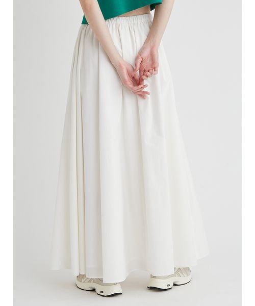 eco 撥水ギャザーフレアスカート 予めご了承ください