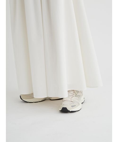 eco 撥水ギャザーフレアスカート 予めご了承ください