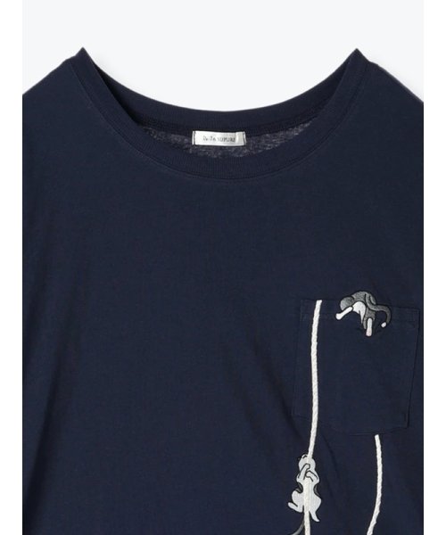 Re-J＆SUPURE(リジェイアンドスプル)/ロープ猫刺繍Tシャツ/img02
