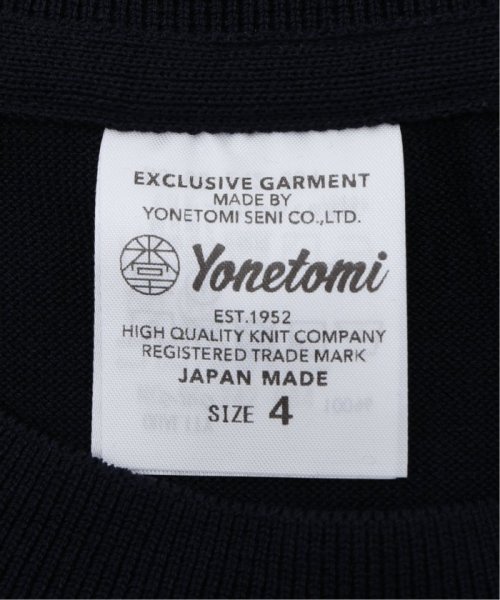 【米富繊維 / Yonetomi】SILK KNIT TEE 米富繊維 Yonetomi として